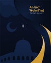 isra miraj the prophet muhammad night journey background