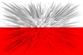 Poland. Flag of Poland. Horizontal design. llustration of the flag of Poland. Horizontal design. Abstract design. Royalty Free Stock Photo