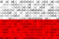 Poland. Flag of Poland. Horizontal design. llustration of the flag of Poland. Horizontal design. Abstract design. Royalty Free Stock Photo