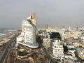 Israel, Beautiful destination Tel Aviv. Cityscape from amazing point of view