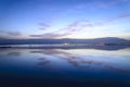 Israel. Dead sea. Dawn. Royalty Free Stock Photo