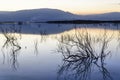 Israel. Dead sea. Dawn. Sunrise. Royalty Free Stock Photo