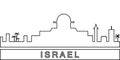 Israel detailed skyline icon. Element of Cities for mobile concept and web apps icon. Thin line icon for website design and