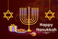 Israel festival Happy Hanukkah background