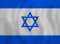 The Israel flag background. Live, education and work in Israel