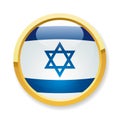 Israel flag button