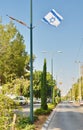 Israel Flag on Independence Day