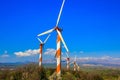 Several huge windmills Royalty Free Stock Photo