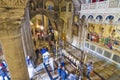 Israel - Jerusalem - Interior of Holy Sepulchre church with Ston