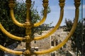 Israel,Jerusalem. Menorah Royalty Free Stock Photo