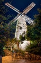 Israel, Jerusalem, Montefiore windmill. Royalty Free Stock Photo