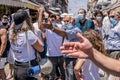 Israel, Jerusalem, 25.07.2020. A single picket or rally or strike against the Israeli prime minister in central Jerusalem near the