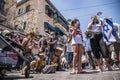 Israel, Jerusalem, 25.07.2020. A single picket or rally or strike against the Israeli prime minister in central Jerusalem near the