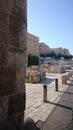 Israel, Jerusalem, stone streets on a clear day