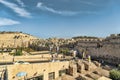 Israel, Jerusalem 15th September 2017, view on the Dung gate, from a high point of view, where people go in and out