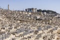 Israel - Jerusalem - Valley of Josaphat - Mount of Olives Cemetery Royalty Free Stock Photo