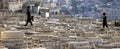 Israel - Jerusalem - Valley of Josaphat - Mount of Olives Cemetery Royalty Free Stock Photo