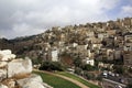 Israel landscape landmarks. Jerusalem view of the old town and t Royalty Free Stock Photo