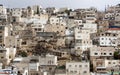 Israel landscape landmarks. Jerusalem view of the old town and t Royalty Free Stock Photo