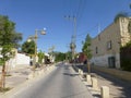 One-storey district in the city of Beersheba Royalty Free Stock Photo