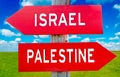 Israel and Palestina Royalty Free Stock Photo