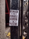 Israel Palestine War, End Israeli Occupation