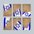 Israel Patriotic Cards for National Day.