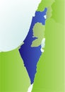 Israel political map