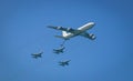 Ã¢â¬ÂIsrael`s 73rd independence day - IAF flyover - Aerial refueling F16