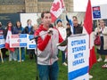 Israel solidarity rally in Ottawa