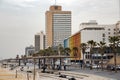 Gordon promenade with Rainbow building and other hotels