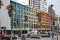 Rainbow building on the Gordon promenade in Tel Aviv