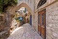 Israel, Tel Aviv Namal Yafo historic Old Jaffa port with art galleries, boutiques and old houses Royalty Free Stock Photo