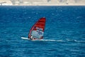 Israel windsurf competition in bay of Eilat. Israel Royalty Free Stock Photo