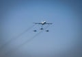 Ã¢â¬ÂIsrael`s 73rd independence day - IAF flyover - Aerial refueling F16