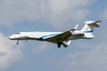 Israeli Air Force Gulfstream G550 Nachshon Eitam surveillance aircraft arriving at Norvenich Airbase. Germany - August 17, 2020