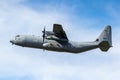 Israeli Air Force Lockheed C-130 Hercules military transport plane in flight. Germany - August 27, 2020 Royalty Free Stock Photo