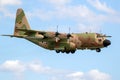 Israeli Air Force Lockheed C-130 Hercules military transport plane landing at Norvenich Airbase. Germany - August 27, 2020 Royalty Free Stock Photo