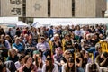 Israeli demonstration at Hostages Square Royalty Free Stock Photo