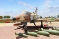 Israeli fighter aircraft with missiles. Israeli Air Force Museum