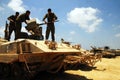 Israeli fighters in North Gaza strip