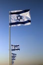 Israeli flag Royalty Free Stock Photo