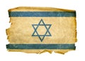 Israeli Flag old Royalty Free Stock Photo