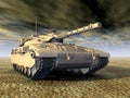 Israeli Main Battle Tank Royalty Free Stock Photo