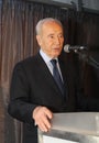Israeli President Shimon Peres. Royalty Free Stock Photo