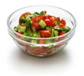 Israeli salad, chopped salad Royalty Free Stock Photo