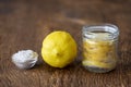 Israeli salted lemon Royalty Free Stock Photo