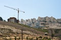 Israeli Settlement Construction Royalty Free Stock Photo