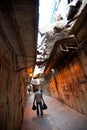 Israeli Settlers' Trash in Hebron Royalty Free Stock Photo