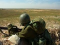Israeli soldier exercise